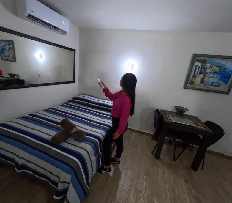 Apartamento Nuevo departamento Privado7, 2 camas, parking, cocina equipada, wifi 65 mb,Clima,Centrico,Tv smart Ciudad Valles Exterior foto